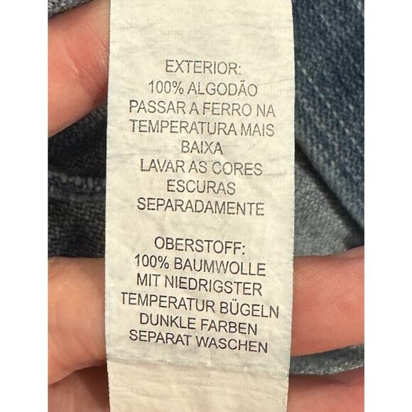 Cedar Wood State Size XS Sleeveless Denim Vest Trucker Festival Hipster Layer - Picture 6 of 6